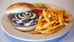 Hunter’s Surf & Turf Burger