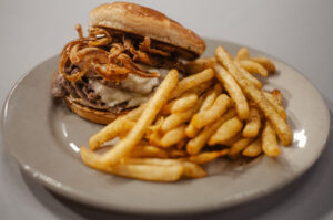 Home 13 Hunter’s Thinly Sliced Ribeye Sandwich