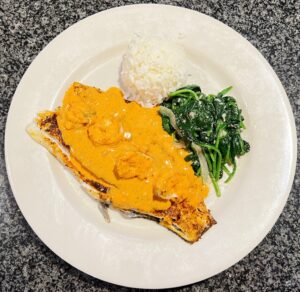 Blackened Asian Sea Bass