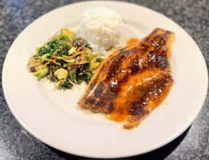 Blackened Asian Sea Bass